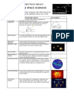 1.1 VOCAB TERMS EARTH and SPACE SCIENCES