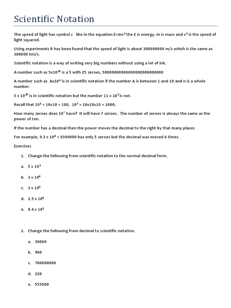 1.2 Light Year Calculations PDF Speed Numbers