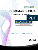 Pedoman Kerja Komite Mutu 2022 Fix