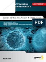 Bio Vendor Human Epididymis Protein 4 (HE4) - ELISA - August 2016