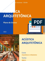 Plano de Ensino e Cronograma - Austica - Arquitetonica