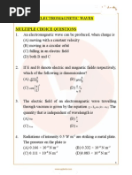 JEE Main Electromagnetic Waves Important Questions Free PDF