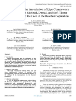 Evaluation of The Association of Lips Competency With Different Skeletal, Dental, and Soft Tissue Components of The Face in The RaichurPopulation