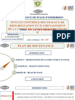 Power Point Rapport de Stage D'immersion