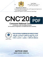 Notice CNC 2022