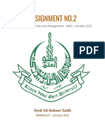 Assignment No.2 - 8605 - Autumn 2022 - 0000401127 - Syed Ali Saboor Zaidi