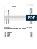 2223 T2 Y1 ICT Exam Paper 1 - Marking Scheme