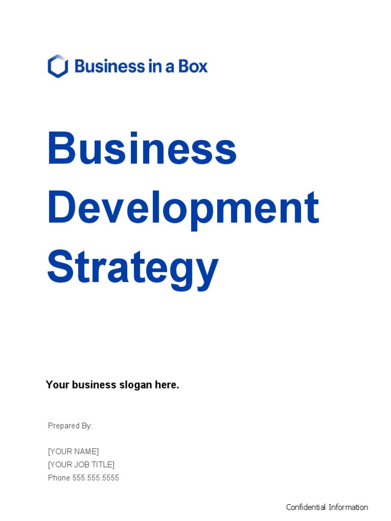 Business Development Strategy D12894 | Download Free PDF | Business
