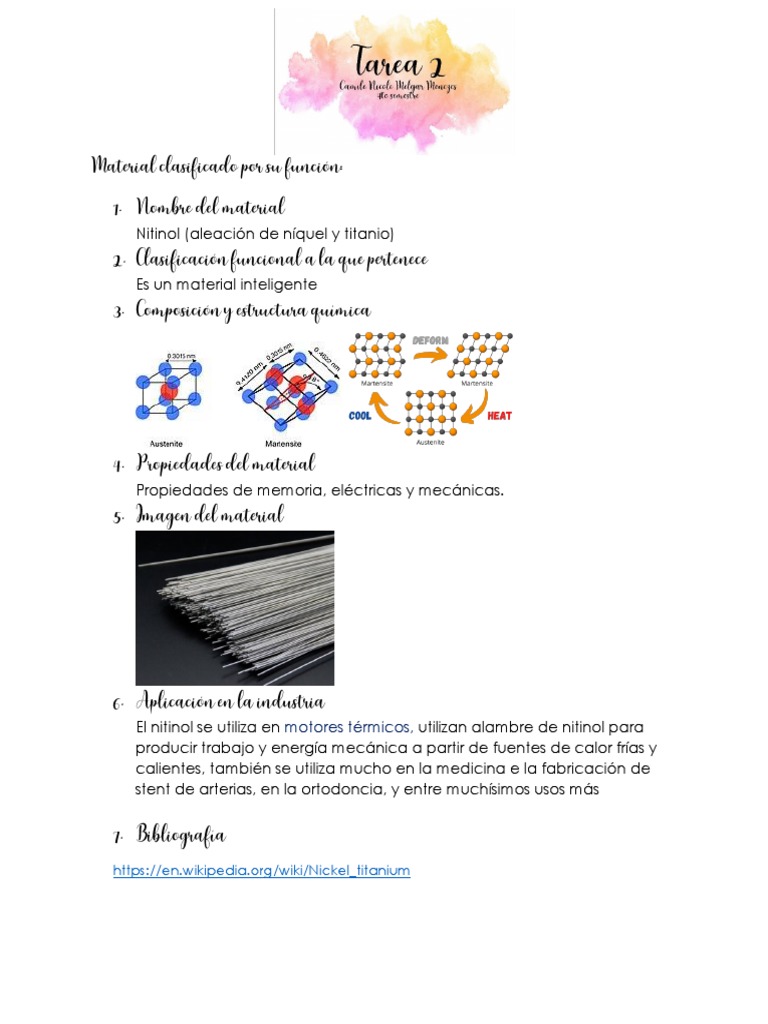 Nitinol Material PDF
