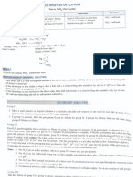 Analysis of Cations