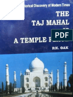 The Taj Mahal Is A Temple Place - P N Oak