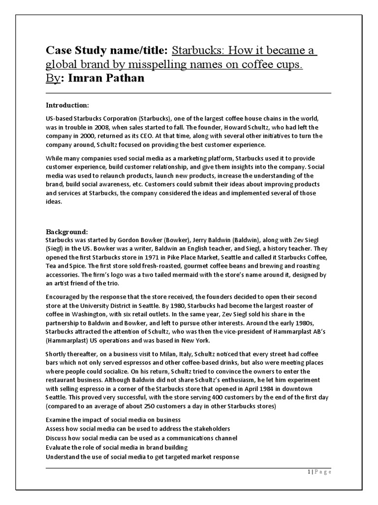 Imran Pathan Case Study Sample PDF