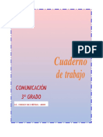 Cuaderno de Trabajo-3er Grado-Área de Comnicación - Primera Unidad