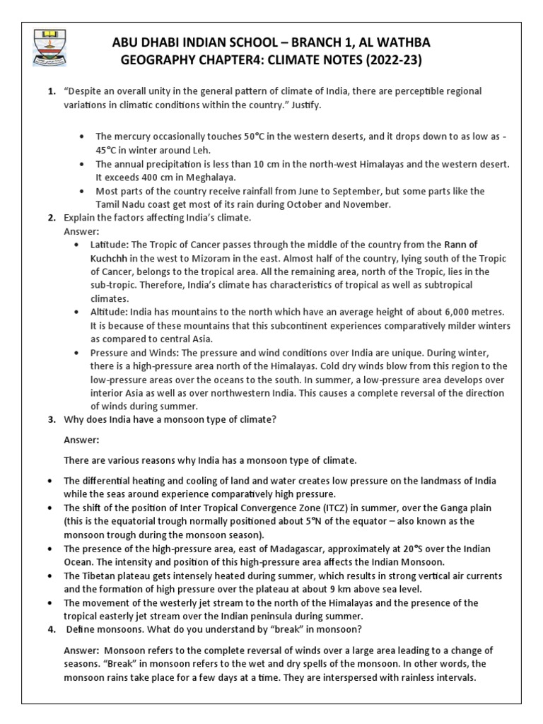 Climate notes gr9 2 pdf