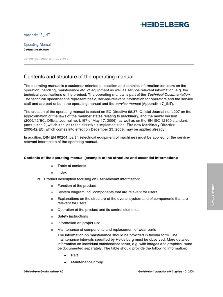 LZL Appendix 16INT OperatingManual 120922 | PDF | Specification ...