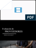 Evaluacion de Proveedores Levano y Gutierrez