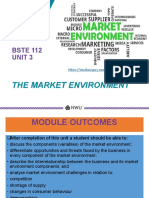 Market Environment - 1st Part