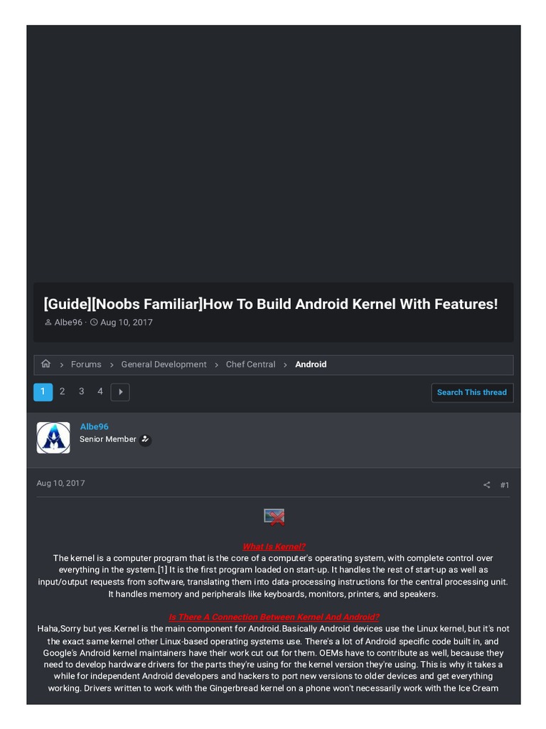 How 2 Build Android Kernel | PDF | Android (Operating System ...