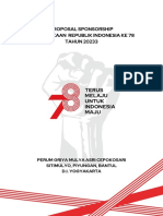 Proposal Sponsorship Kemerdekaan Republik Indonesia Ke 78 TAHUN 20233