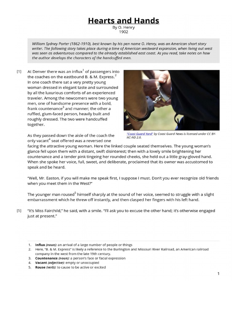 Discussion Questions for "Hearts and Hands" | PDF | Science & Mathematics