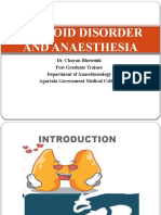 Thyroid Disorder and Anaesthesia