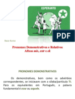 As 9 - Pronomes Demonstrativos e Relativos - Mis - Estr - Ek