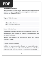 Data Structures and Algorithm