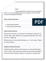 Data Structures and Algorithm