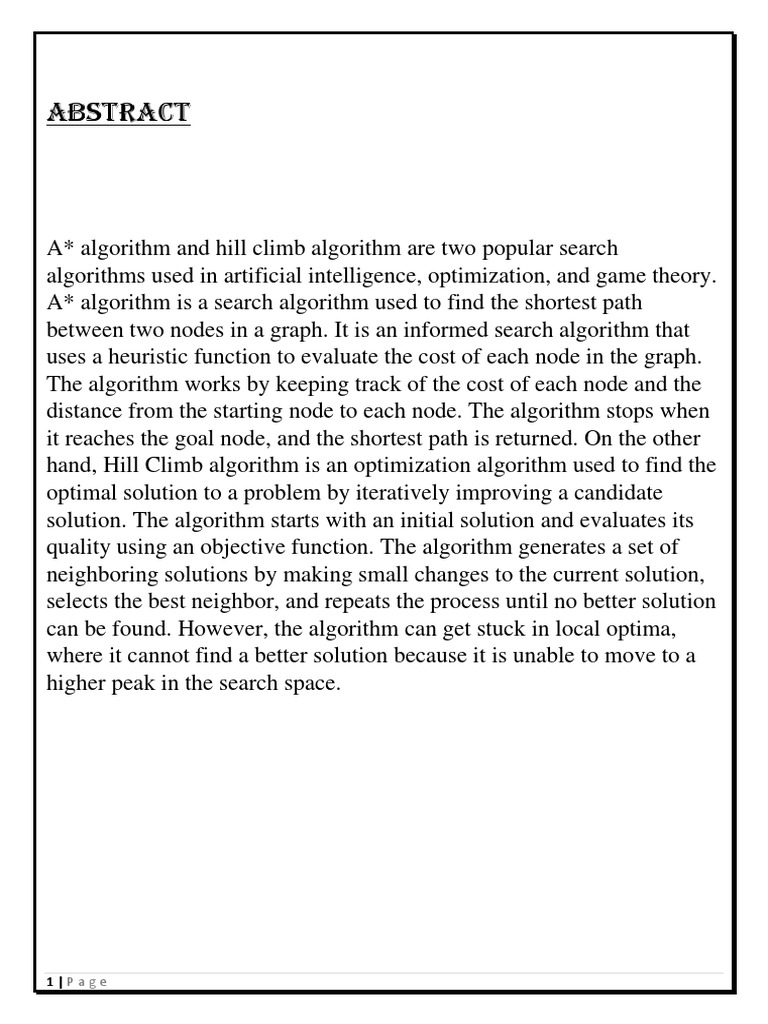 Design and Analysis of Algorithm | PDF