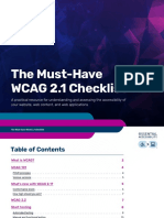 Essential Accessibility WCAG 2.1 Checklist Final