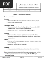 ICT Grade 3 Revison Note