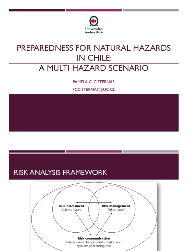 Advances In Preparedness For Natural Hazards In Chile Pdf