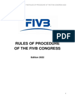 Rules of Procedure of The FIVB Congress 2022 - Clean Version - Website - 24102022