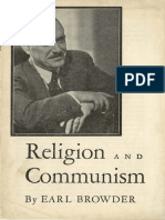 Religion-Communism (Marxists Internet Archive by EARL BROWDER)