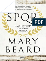 SPQR Uma Historia Da Roma Antiga Mary Be