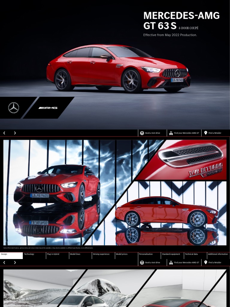 Mercedes-AMG GT 4-Door 63 S E Performance | PDF