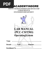 Lab Manual Report