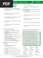 B1PLUS U8 Extra Grammar Practice Reinforcement