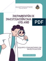 Instrumentos de Investigación 5to Año de Formación PEC