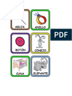 Fichas de Dominó de Rimas