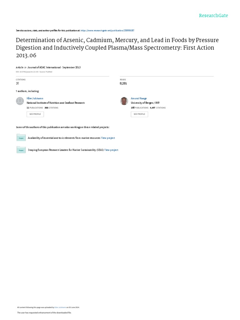 AOAC 996 06 METHOD visual data 8
