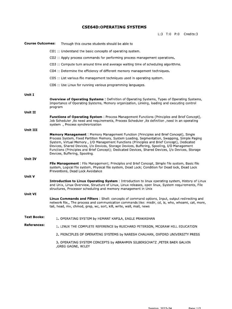 Cse 64 D | PDF