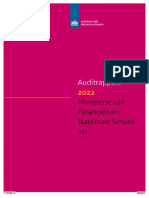 Auditrapport 2022 Ministerie Van Financien en Nationale Schuld (IX)