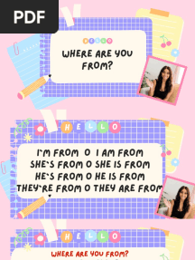 Where Are You From