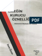 Emre Özcan - Emeğin Kurucu Öznelliği - Otonomist Marksist Bir Okuma