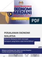 Slides Majlis Peluncuran Ekonomi MADANI Memperkasa Rakyat