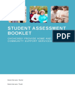 CHCHCS001 Student Assessment Booklet (ID 97509)