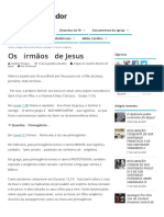 Os - Irmãos - de Jesus - Veritatis Splendor