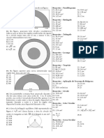 D - Banco Do Estudante - Matemática - Nível Fundamental e Médio - Geometria Plana - Exercícios Áreas de Figuras Planas. Material - Wps