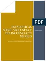 Estadisticas Sobre Violencia y Delincuencia en México